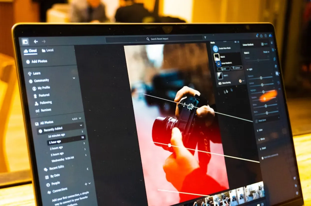 photo editing and retouching