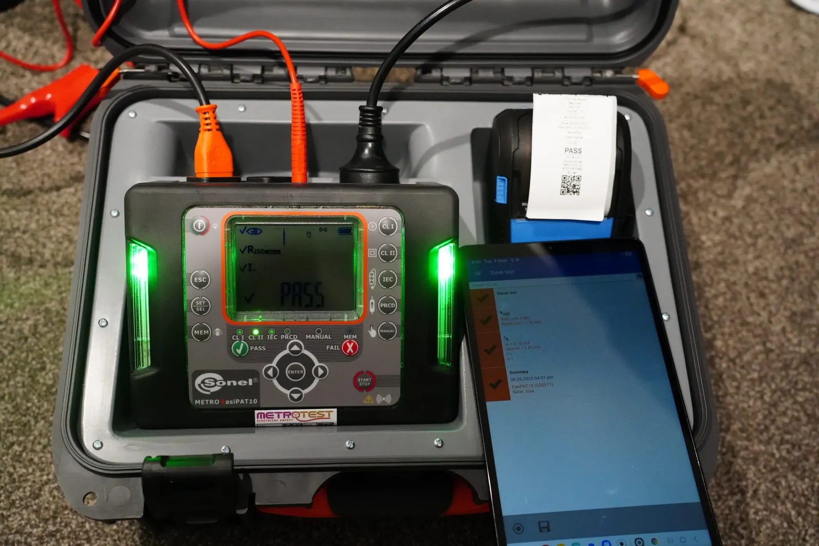 Test and tag kit