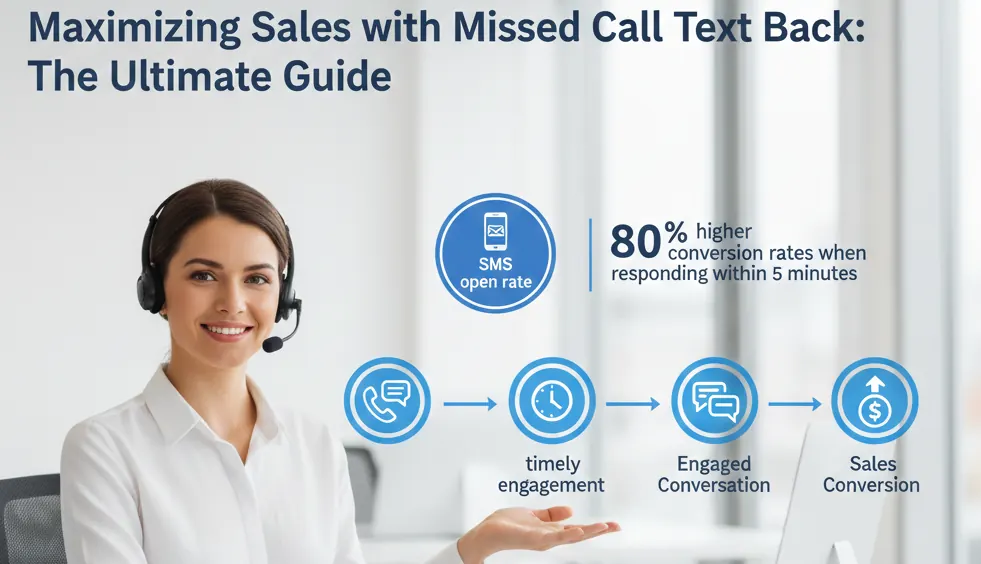Missed call text back automation diagram