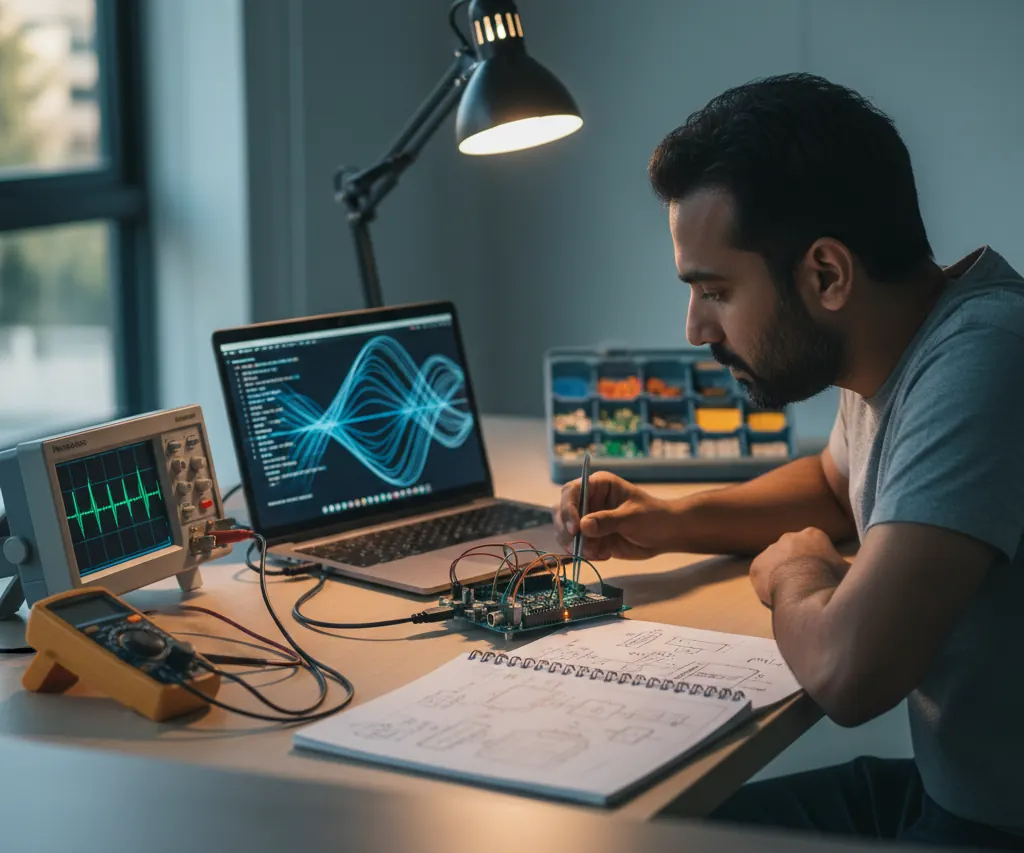 Embedded software development connecting hardware and software