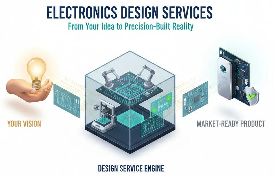 Electronics design engineer working on a circuit board