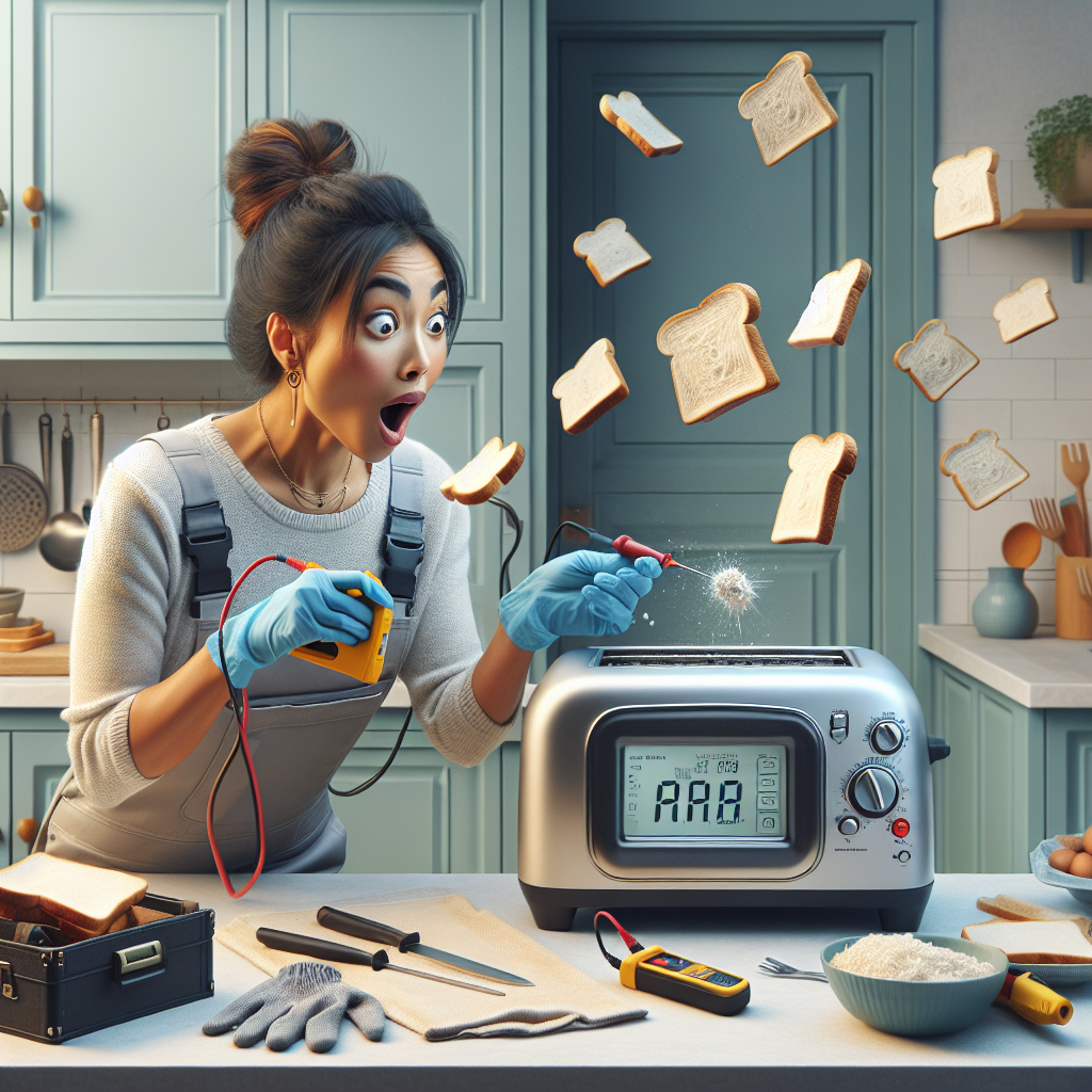 A professional using a Portable Appliance Tester (PAT tester) to conduct electrical safety tests on office devices.